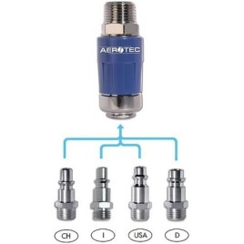 Accouplement de sécurité Aerotec EASY SAVE PRO douille 6 mm