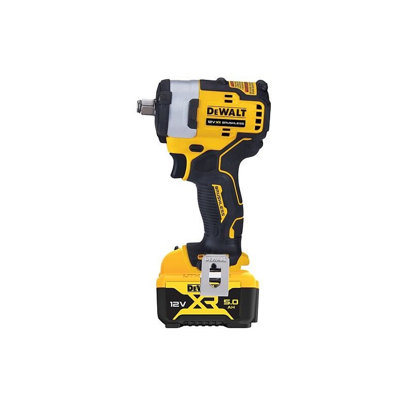 Visseuse à percussion sans fil DeWALT 12V DCF901P2-QW avec 2x 5,0 Ah batteries et chargeur