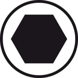 T-Bit Wiha® hexagonal SW 5, 50 mm, 1/4", UE 5
