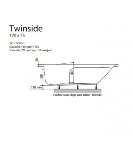 Baignoire Twinside