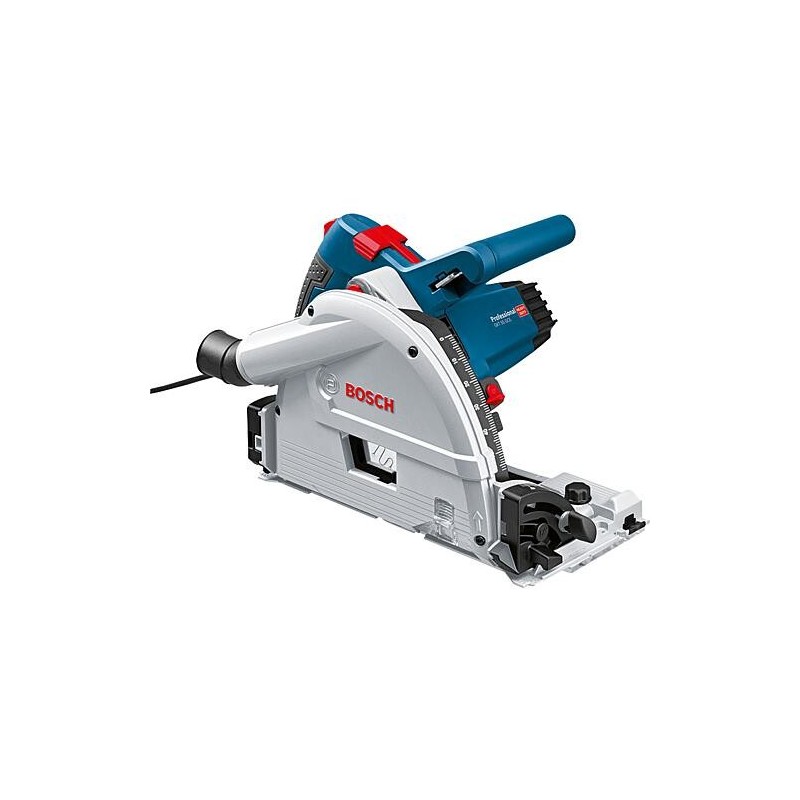 Scie circulaire plongeante BOSCH GKT 55 GCE Professional, 1400 W, avec mallette de transport et rail de guidage