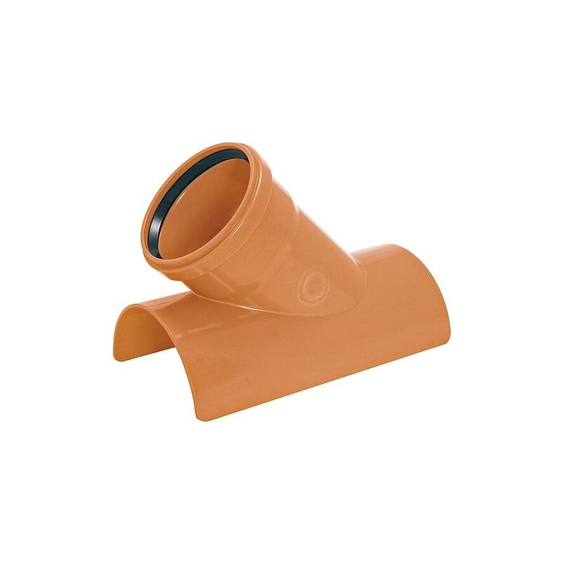 Raccord à coller 45° DN 200/125 en PVC-U