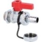 Robinet à bille KFE Schell DN15(1/2"), chrome mat