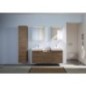 Armoire haute Geberit Renova Plan 2 portes, 1 tiroir, 390x1800x360 mm noyer hickory
