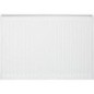 Radiateur profilé PLATTELLA V6 L raccordement standard 6-raccords, Type 21/400/1200, couleur blanc RAL 9016