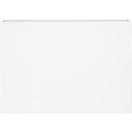 Radiateur plan LINEAR V6 L raccordement standard 6-raccords, Type 21/600/1400, couleur blanc RAL 9016