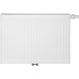 Radiateur profilé PLATTELLA V6 C raccordement central 6-raccords, Type 21/600/2000, couleur blanc RAL 9016