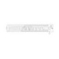 Radiateur plan LINEAR V6 C raccordement central 6-raccords, Type 21/600/800, couleur blanc RAL 9016