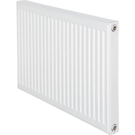 Radiateur profilé PLATTELLA V6 C raccordement central 6-raccords, Type 21/600/700 , couleur blanc RAL 9016