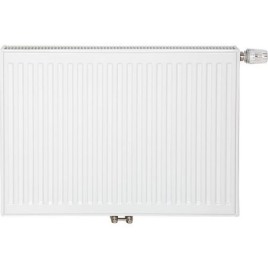 Radiateur profilé PLATTELLA V6 C raccordement central 6-raccords, Type 21/600/1200, couleur blanc RAL 9016