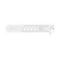 Radiateur profilé PLATTELLA V6 L raccordement standard 6-raccords, Type 21/900/800, couleur blanc RAL 9016