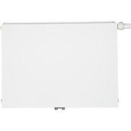 Radiateur plan LINEAR V6 C raccordement central 6-raccords, Type 22/600/600, couleur blanc RAL 9016