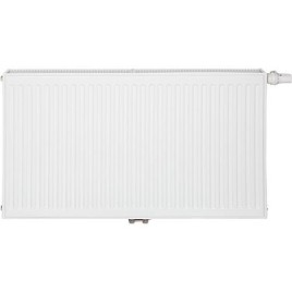Radiateur profilé PLATTELLA V6 C raccordement central 6-raccords, Type 33/600/2400, couleur blanc RAL 9016