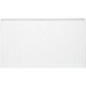 Radiateur profilé PLATTELLA V6 L raccordement standard 6-raccords, Type 22/400/600, couleur blanc RAL 9016