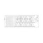 Radiateur plan LINEAR V6 C raccordement central 6-raccords, Type 33/600/900, couleur blanc RAL 9016