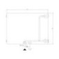 Radiateur plan LINEAR V6 C raccordement central 6-raccords, Type 33/600/900, couleur blanc RAL 9016