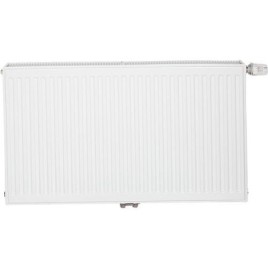 Radiateur profilé PLATTELLA V6 C raccordement central 6-raccords, Type 33/600/2200, couleur blanc RAL 9016