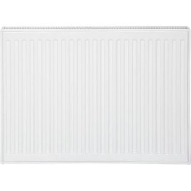 Radiateur profilé PLATTELLA V6 C raccordement central 6-raccords, Type 21/600/1600, couleur blanc RAL 9016