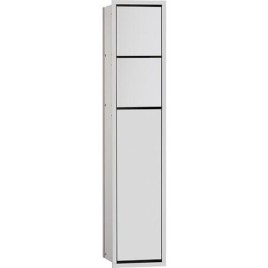 Module WC emco (Public) asis 150 809 mm aluminium butée à gauche