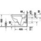 Combi-Pack Duravit D-Neo sans rebord, céramique fermée, blanc