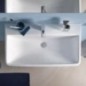 Vasque Duravit No. 1 lxHxP: 650 x 175 x 460 mm, avec trop-plein, avec 1 trou robinet, blanc