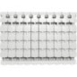 Radiateur aluminium Blitz Super B4,600/100-6 elements blanc, RAL 9010