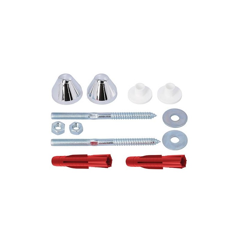 Fixation urinoir & vasque XL chrome M10x140 mm