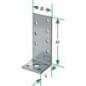Tirant d’ancrage AH R11 90x35x40x3,0 mm