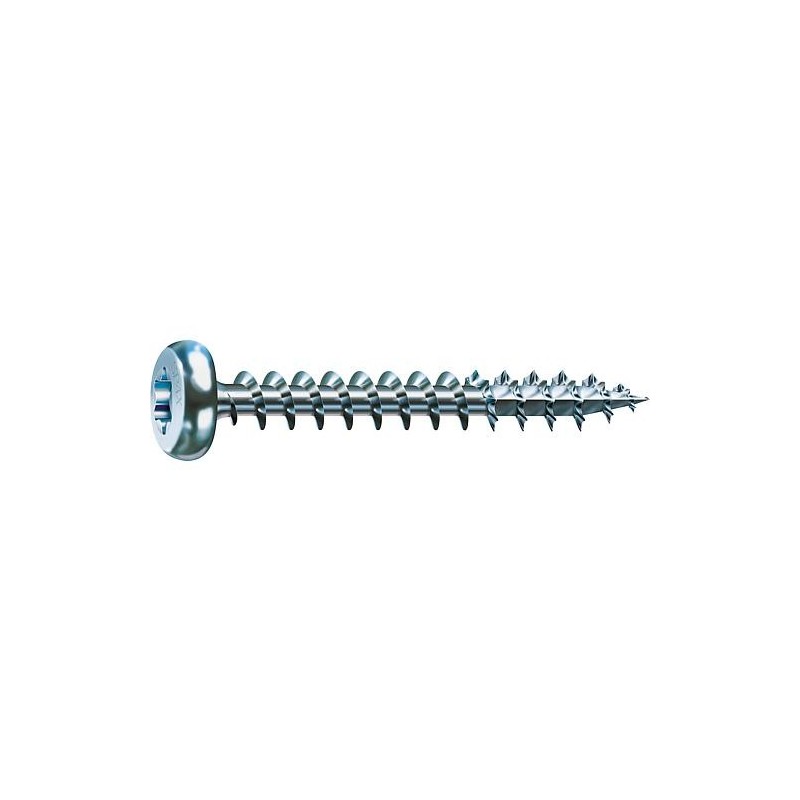 Vis à tête demi-ronde Spax T-Star plus T30 filetage compl. Wirox 6,0x35 UE 500