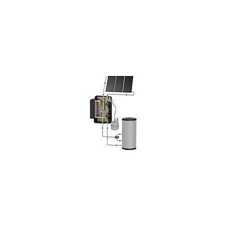 Systeme de séparation solaire Solex Midi DN20, régulation Delta Sol incluse BX Plus