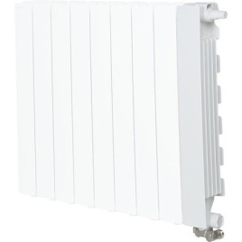 Radiateur aluminium robinet Blitz Super B4,600/100-gauche, RAL 9010