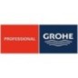 Mitigeur de lavabo Grohe BauEdge L-Size saillie 140 mm chrome écoulement Push-Open