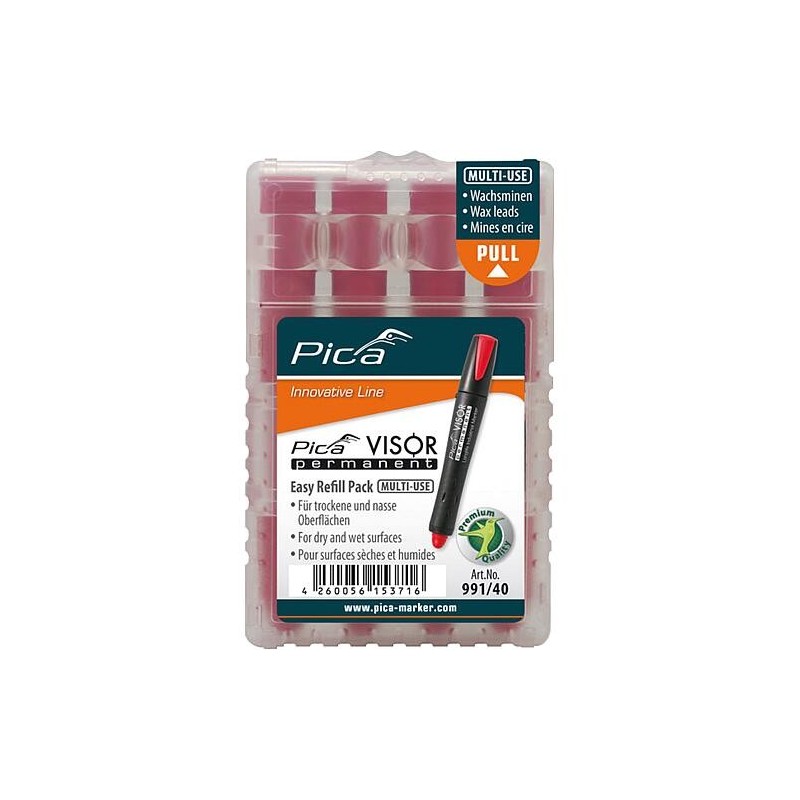 Recharges Rouge 99140 pour Visor Cond:4 Pièce- s