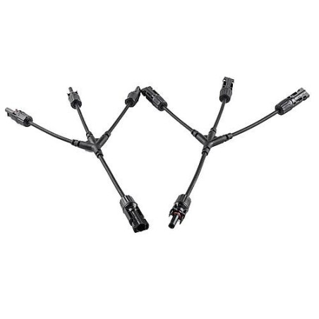 Connecteur parallèle MC4 triple - paire, l:35cm