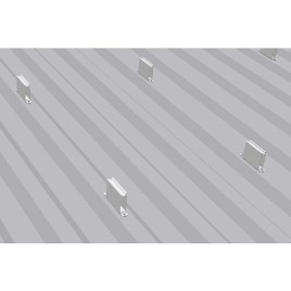 Rail à moulures hautes HS Rail HK 125 Alu, l:125 mm, trou 2x5/2x6 mm