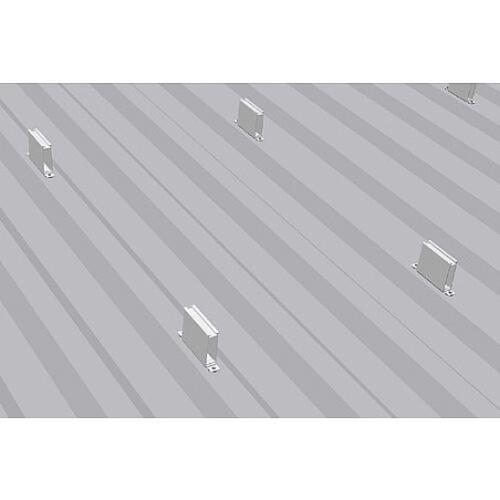 Rail HS HK 125 XL 50 en alu, l:125 mm, h:50 mm