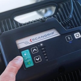 Lampe de travail LED scangrip® NOVA 12 for LIFE, Projecteur de chantier, 81 W