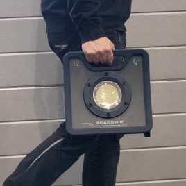 Lampe de travail LED scangrip® NOVA 12 for LIFE, Projecteur de chantier, 81 W