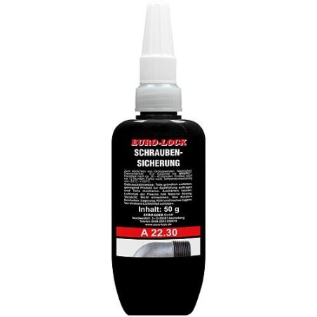 Agent de blocage des vis, résist. faible, EURO-LOCK A 22.30 flacon doseur 50g