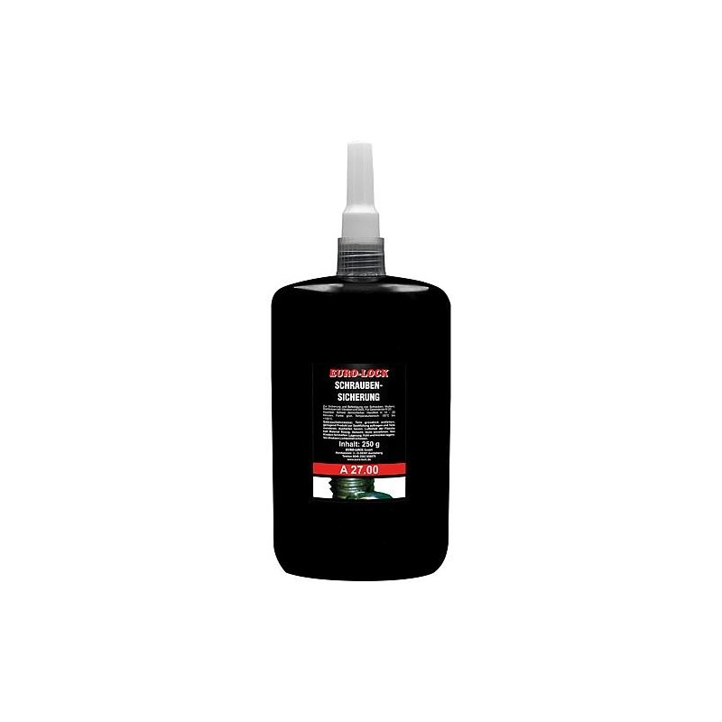 Agent de blocage des vis, haute résistance, EURO-LOCK A 27.00 flacon doseur 250g