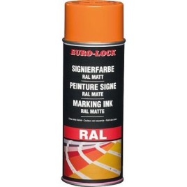 Encre de marquage RAL 1018 - jaune brill. EURO-LOCK LOS 5054 bombe aérosol 400ml
