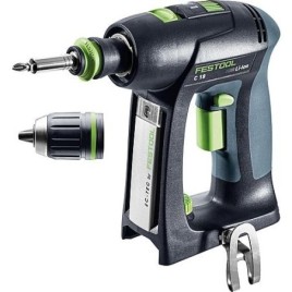 Perceuse-visseuse sans fil Festool 18 V C 18-Basic sans batteries ni chargeur