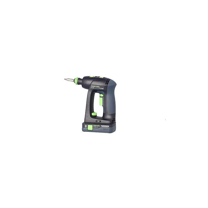 Perceuse-visseuse sans fil Festool 18 V C 18 HPC 4,0 I-Plus avec 2x batteries 4,0 Ah et chargeur