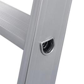 Echelle simple à marches, charge lourde 15 marches 225 kg