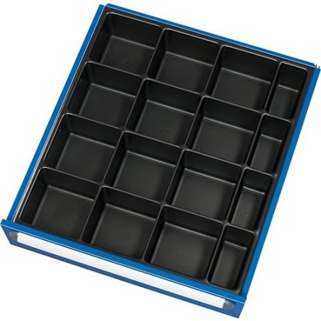 Aménagement de tiroir RAU Set 3 pour hauteur de tiroir - H - mm: 60 - 90