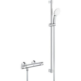 Brausethermostat-Set Grohe Grohtherm 500 Brausestange 900 mm, Handbrause Ø 110 mm und Brauseschlauch chrom