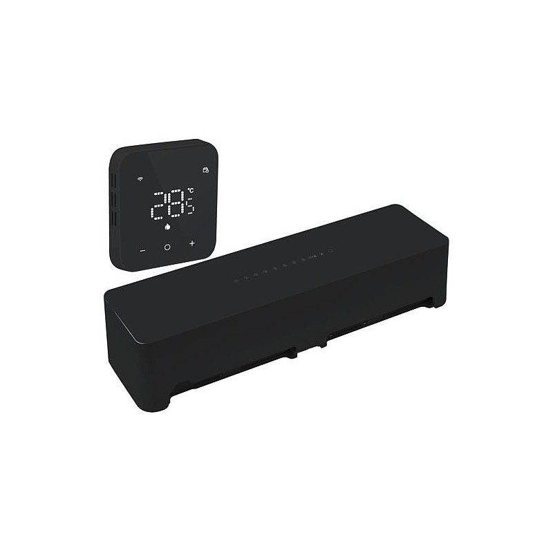 Distributeur de régulation avec thermostat d'ambianceH 64-MT Master, noir