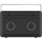Radio de chantier Audisse avec batt., 2x15 W, UKw, DAB+, 2,1 kg bluetooth, 225x155x115mm