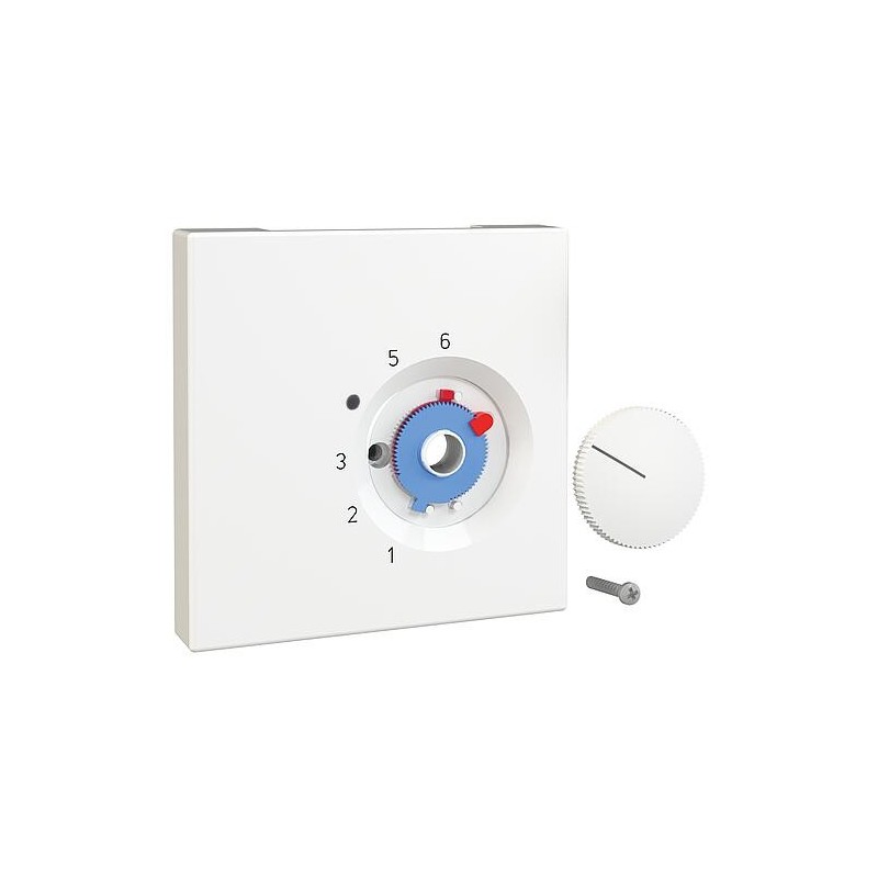 Set de couvercles pour thermostat d'ambiance, blanc trafic brillant, JZ-001.320/BJ
