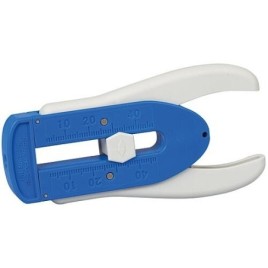 Outil à dénuder de précision fibre optique bleu/gris, AV8260